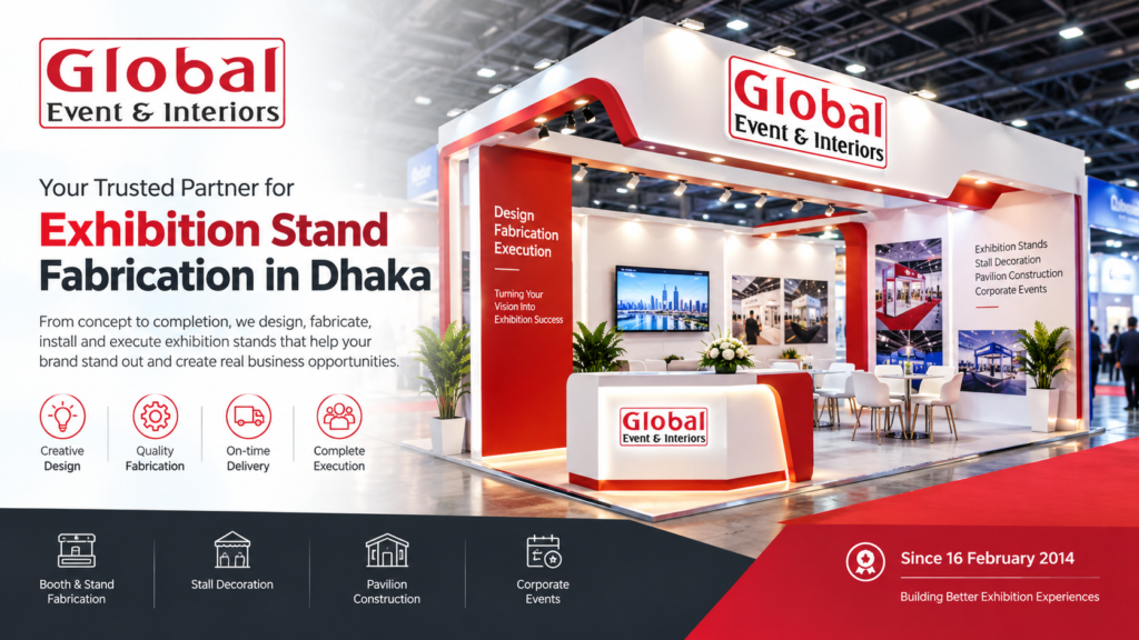 exhibition stand fabrication company in Dhaka