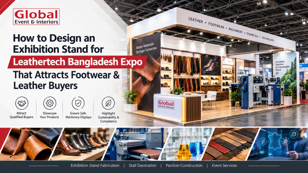 How To Design An Exhibition Stand For Leathertech Bangladesh Expo That Attracts Footwear & Leather Buyers