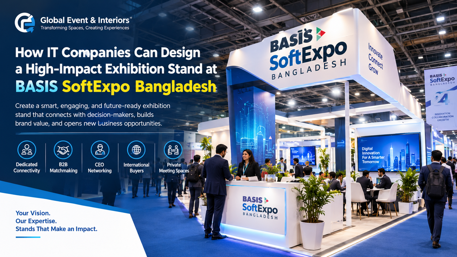 How IT Companies Can Design a High-Impact Exhibition Stand at BASIS SoftExpo Bangladesh