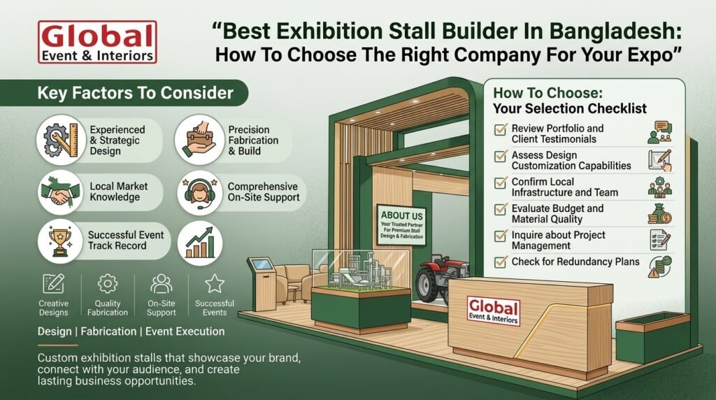 Best Exhibition Stall Builder In Bangladesh: How To Choose The Right Company For Your Expo