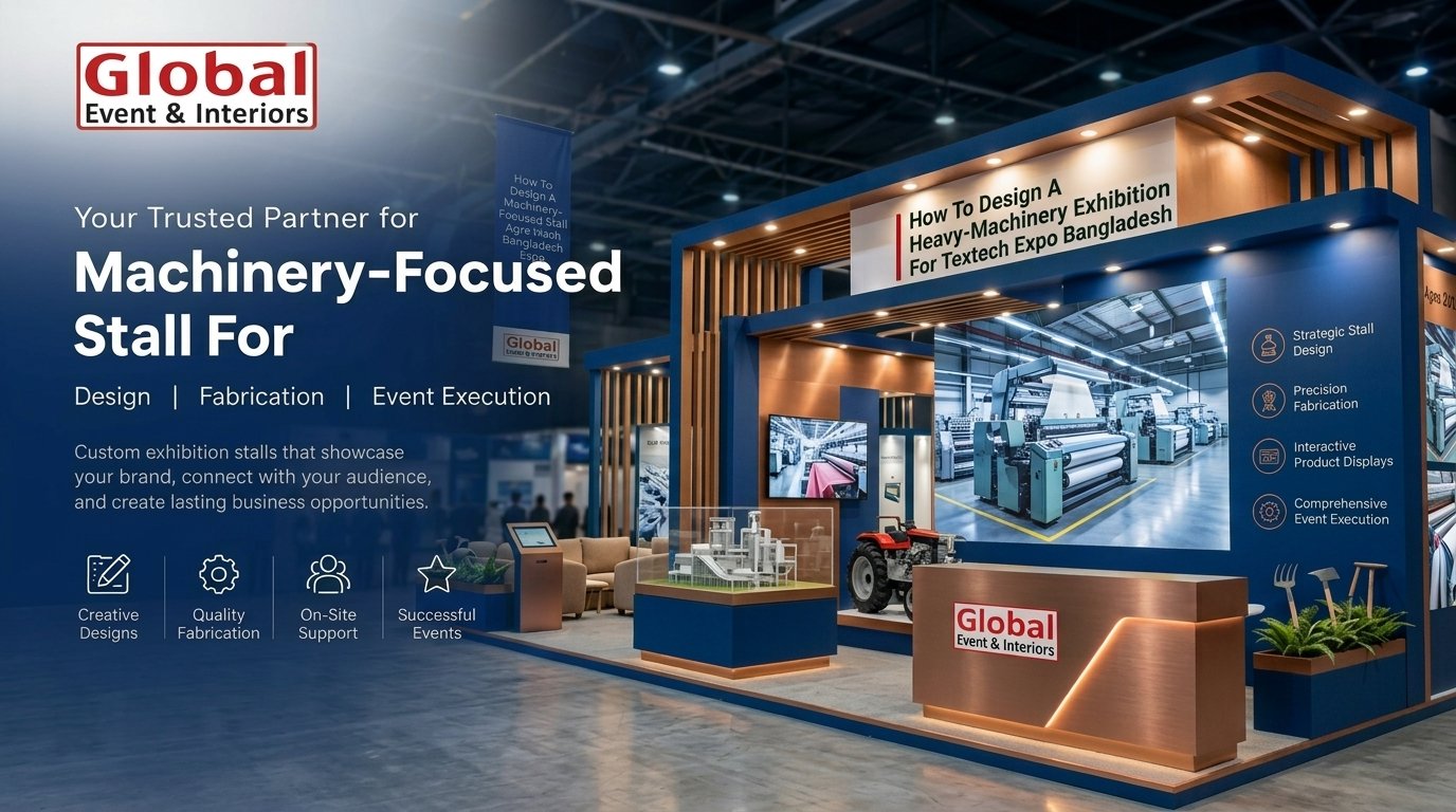 How To Design A Heavy-Machinery Exhibition Stand For Textech Expo Bangladesh