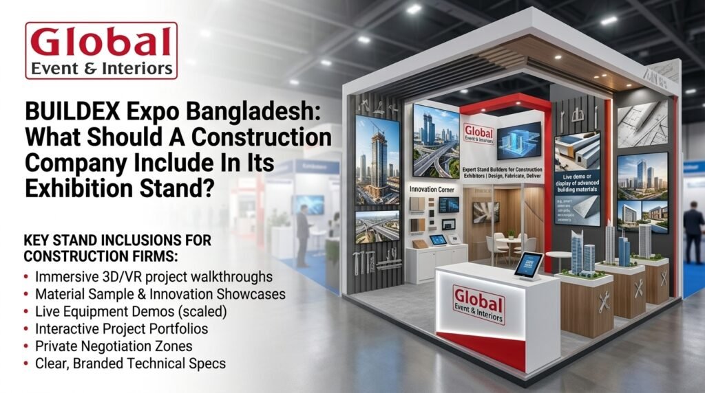 BUILDEX Expo Bangladesh: What Should A Construction Company Include In Its Exhibition Stand?