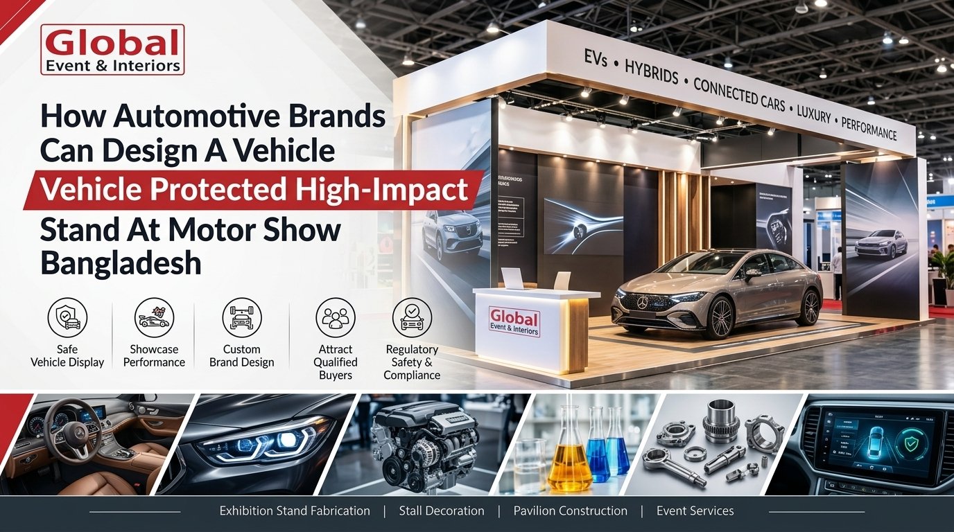 How Automotive Brands Can Design A Vehicle Protected High-Impact Exhibition Stand At Motor Show Bangladesh