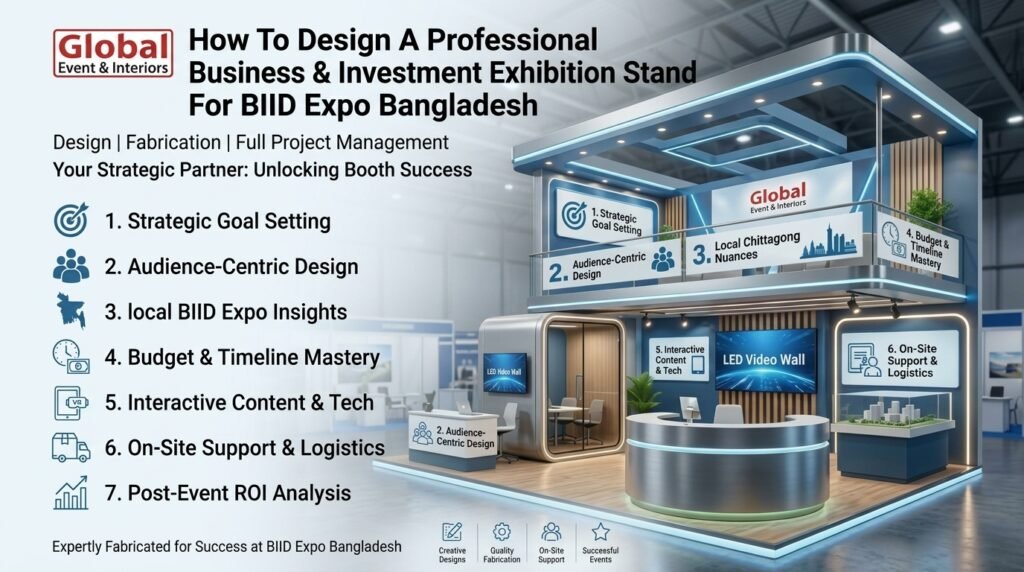 How To Design A Professional Business & Investment Exhibition Stand For BIID Expo Bangladesh