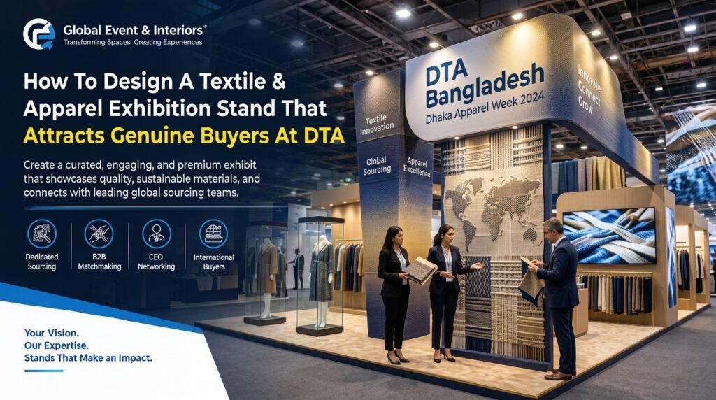 How To Design A Textile & Apparel Exhibition Stand That Attracts Genuine Buyers At DTA