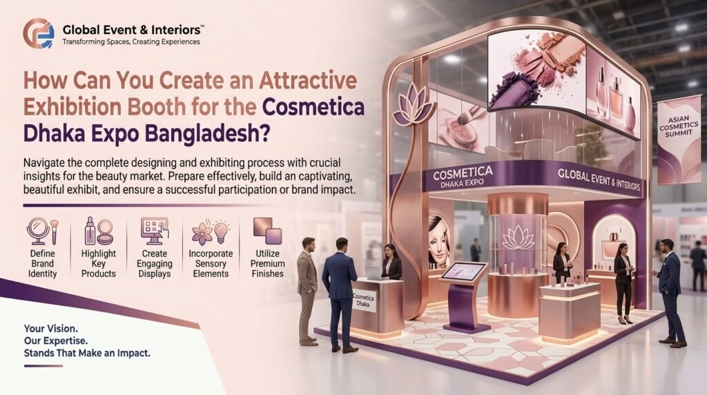 How Can You Create an Attractive Exhibition Booth for the Cosmetica Dhaka Expo Bangladesh?