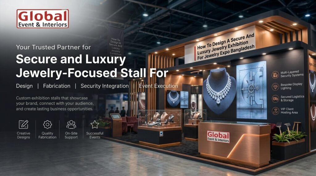 How To Design A Secure And Luxury Jewelry Exhibition Stand For Jewelry Expo Bangladesh